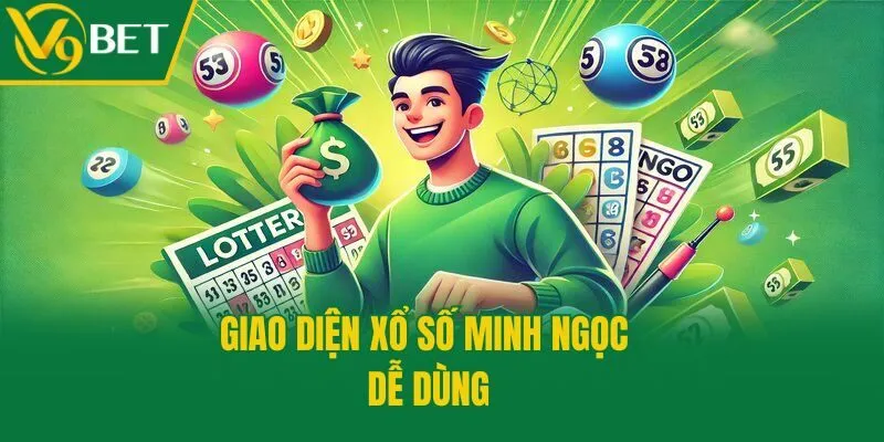 Giao diện xổ số Minh Ngọc dễ dùng