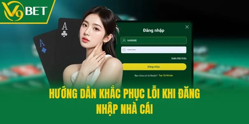 Hướng dẫn khắc phục lỗi khi đăng nhập nhà cái